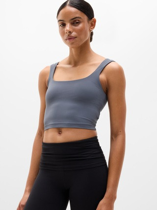 Transcend Square Neck Crop Sports Bra A-C | Athleta