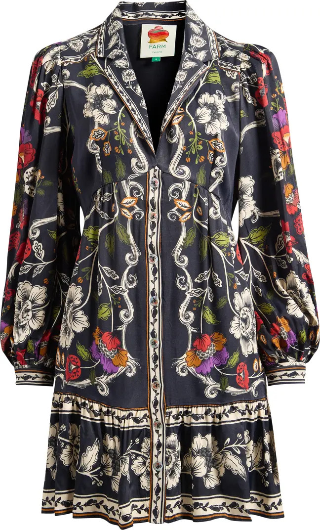 Roccoco Floral Minidress | Nordstrom