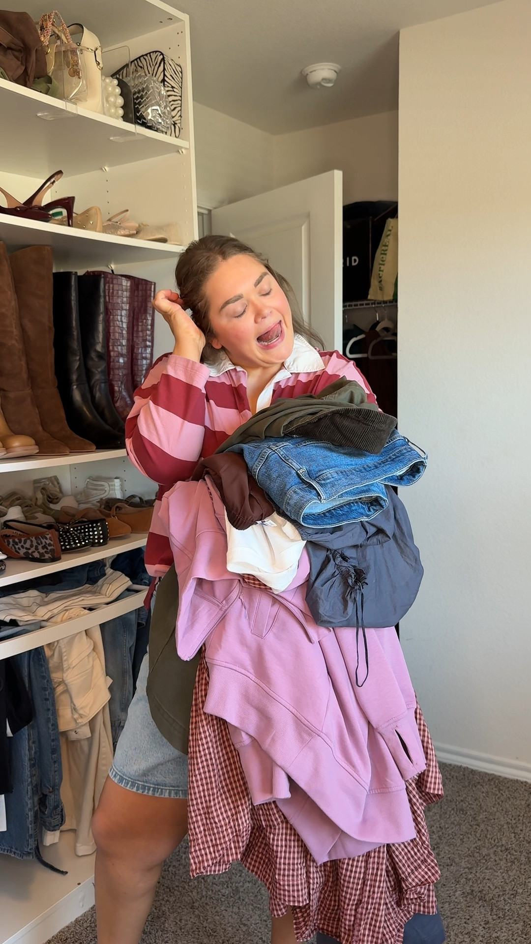 Old navy sale favorites. Wearing xxl in brown wedding guest dress, xxl in satin short set, xxl in white tank, xxl in barn jacket(but need to size down), xl in dresses, 2x in rugby shirt, 18 in barrel jeans, 2x in pullover and xxl in biker shorts 

#LTKPlusSize #LTKSaleAlert #LTKFindsUnder50