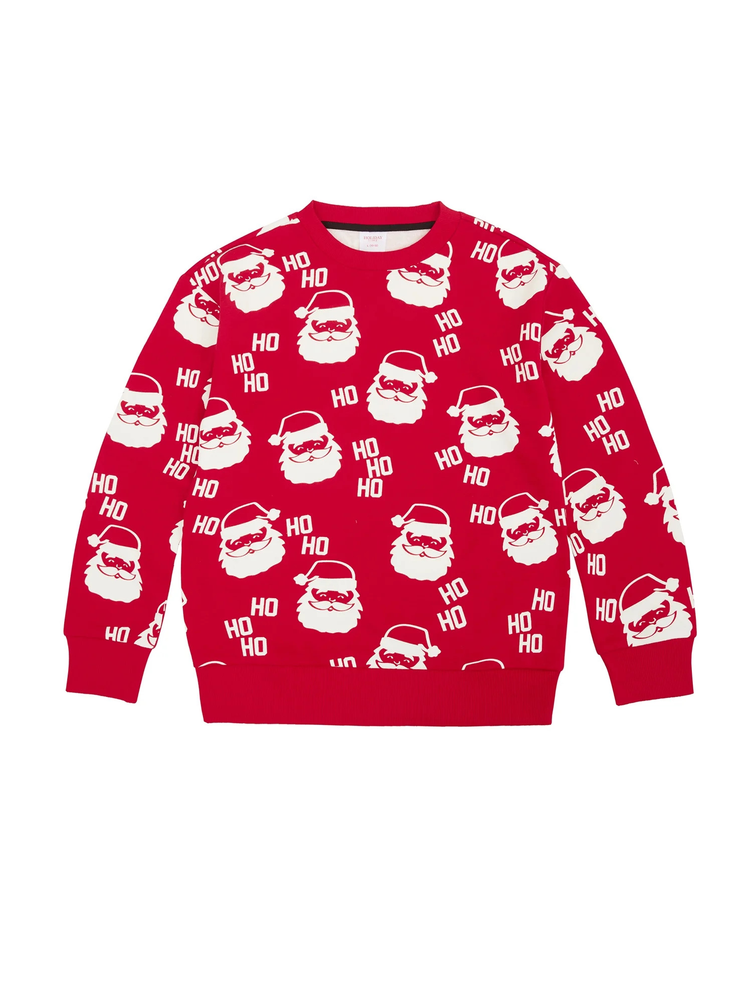 Holiday Time Boys Christmas Sweatshirt, Sizes 4-18 & Plus | Walmart (US)