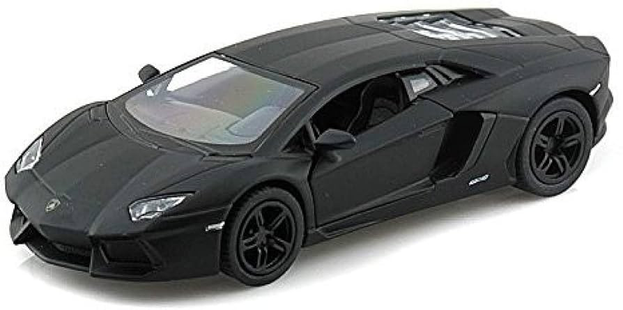 Lamborghini Matt Black Aventador LP 700-4 1:38 5" Pull Back Diecast Car | Amazon (US)