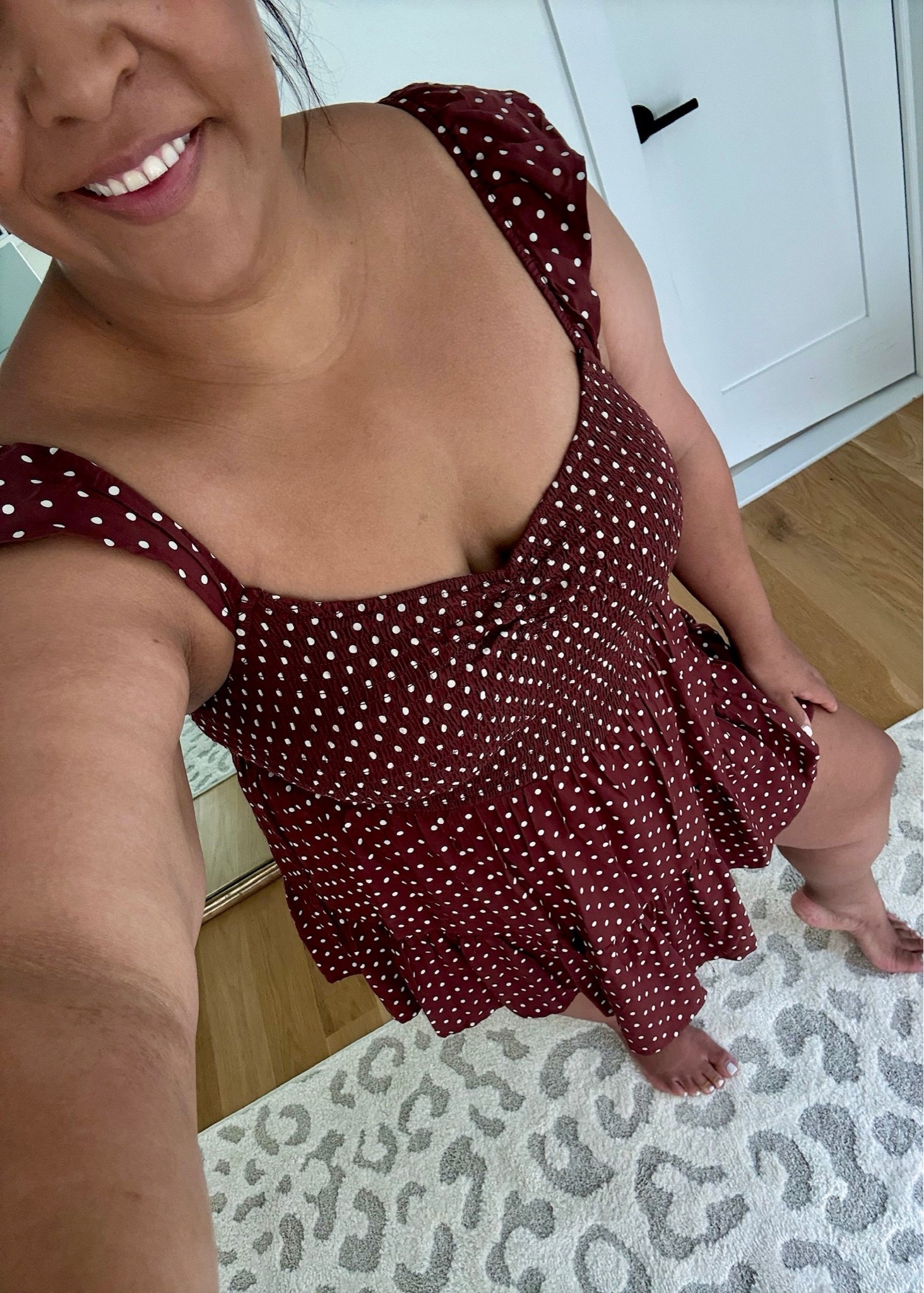 Walmart fall fashion — this romper is so cute, I’m 5’9” 38D size 12/XL wearing a size XL

#LTKootd #LTKMidsize #LTKTall