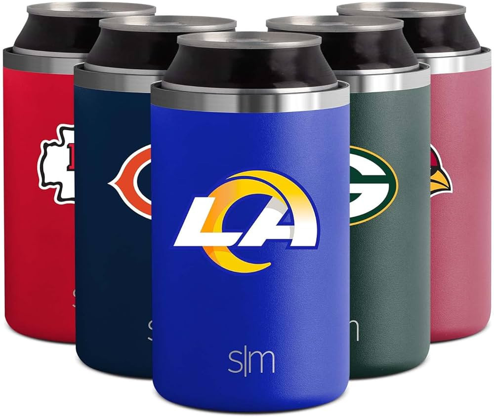 Simple Modern Officially Licensed NFL Can Coolers for Standard and Slim Cans, Beer, Soda, Seltzer... | Amazon (US)