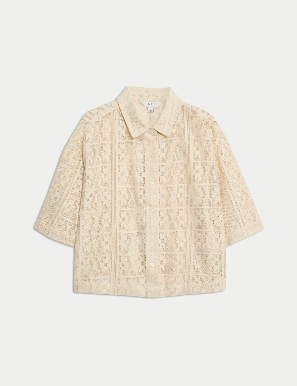 Pure Cotton Short Sleeve Beach Shirt | Marks & Spencer (UK)