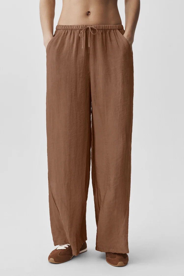 Semi-Sheer Golden Hour High-Waist Straight Leg Pant | Alo Yoga (US)