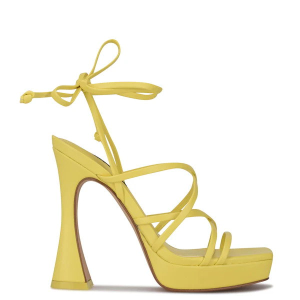 Ailey Ankle Wrap Platform Sandals | Nine West (US)