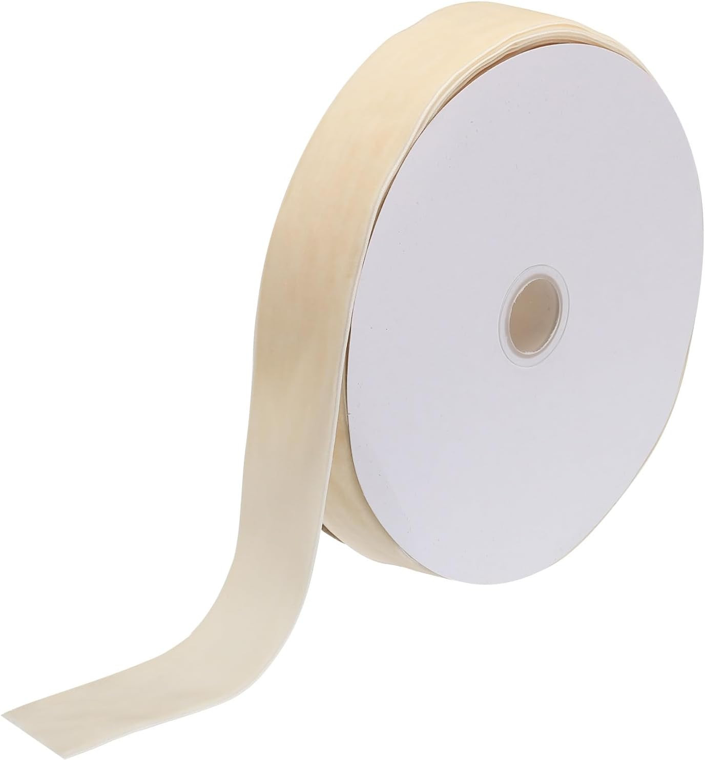 MECCANIXITY Velvet Ribbon 1 1/2 Inch x 25 Yard Single Face Spool Silky Velvet Fabric for Bouquets... | Amazon (US)