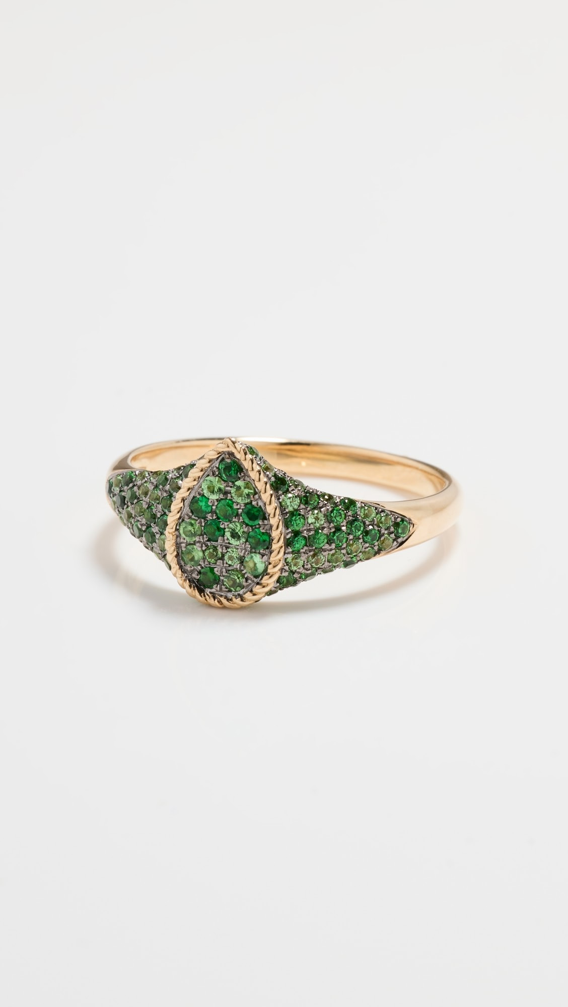 Baby Chevaliere Poire Multi Tsavorite Ring | Shopbop