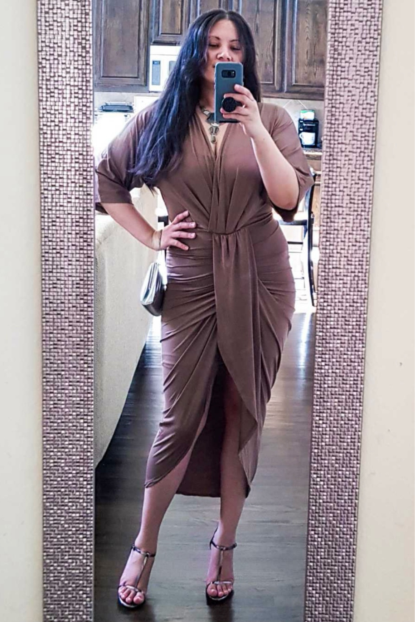 Fall wedding guest dresses and party dress inspo. Here are some mocha and light brown faves.

#LTKWedding #LTKMidsize #LTKParties