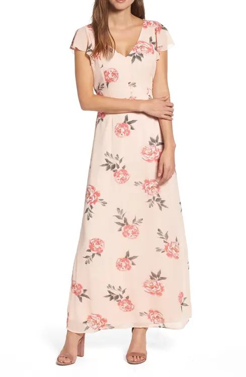 Row A Floral Maxi Dress | Nordstrom