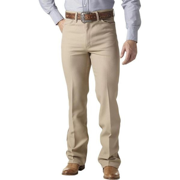 Men's Wrangler Wrancher Dress Slim Fit Straight Jeans Khaki 32 32 | Scheels Sports