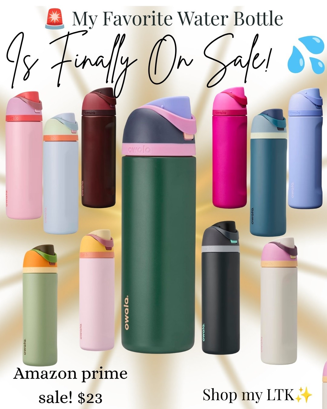 Owala Prime Day Deal 💦

My all-time favorite water bottle is finally on sale! 💙 If you’ve been waiting for an Owala FreeSip, now’s the time to grab one before Prime Day ends. So many gorgeous colors are included!

#LTKFind #LTKHome #LTKDeals #LTKSaleAlert #LTKLifestyle #LTKCreator #AmazonFinds #AmazonPrimeDay #PrimeDayDeals #Owala #OwalaFreeSip #WaterBottle #HydrationEssentials #EverydayFavorites #anazonaffiliate

#LTKU #LTKSaleAlert #LTKvlog