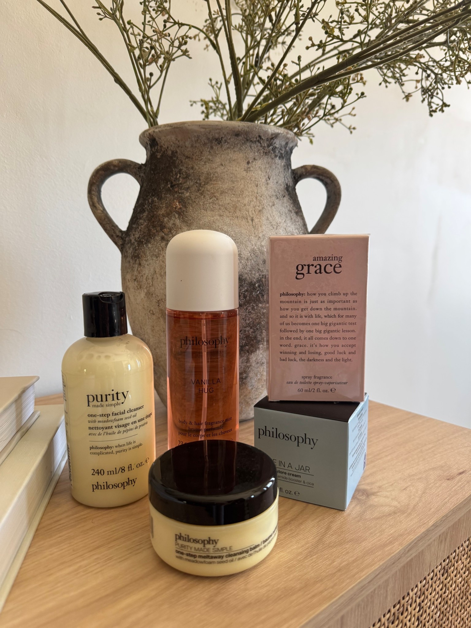 Macy’s Philosophy Feel Good Beauty. Body mist, restore cream, cleansing cream, cleanser, and amazing grac fragrance #ltkbeauty 

#LTKmomlife #LTKOver40 #LTKselfcare