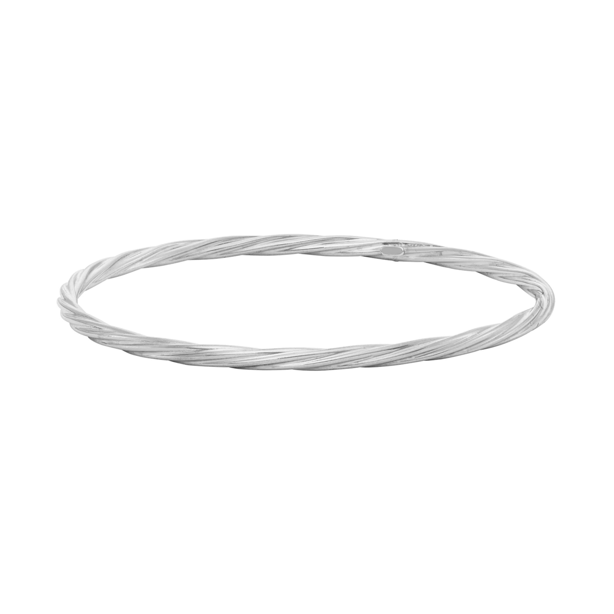 Jordan Blue Sterling Silver Twist Bangle Bracelet | Kohl's