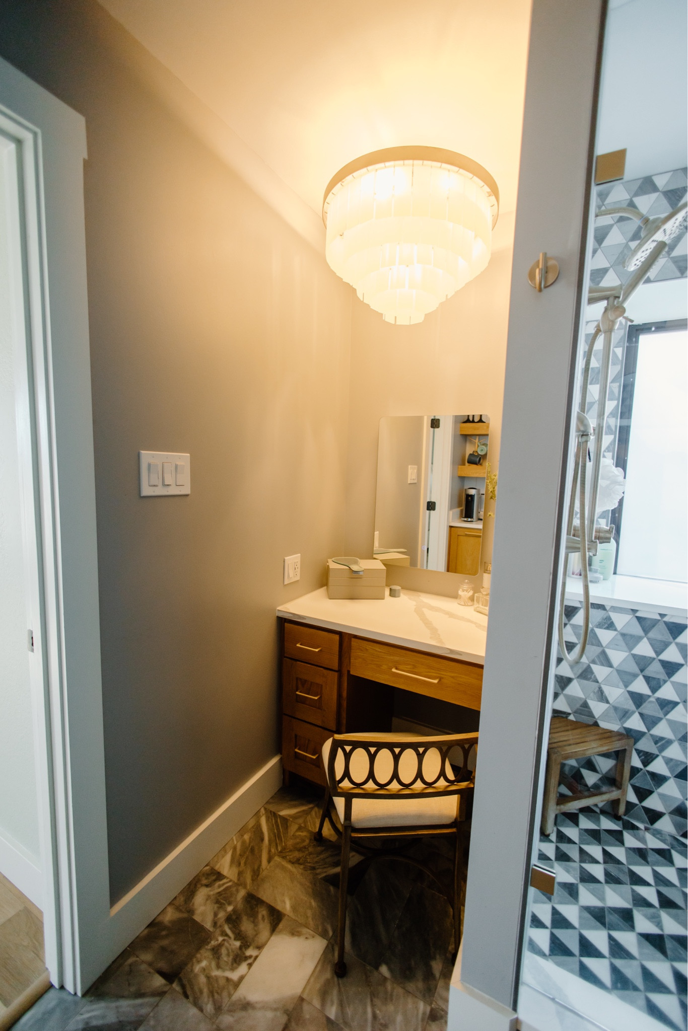 After I start my morning at the coffee bar, I sit here to (very slowly) get ready for work ✨ something about a good designated vanity area just makes me feel prettier!! 

#LTKunder100 #LTKhome