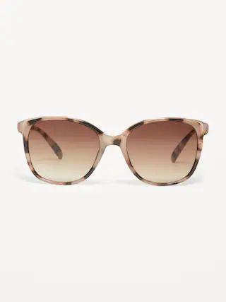 Tortoise Square-Frame Sunglasses | Old Navy (US)