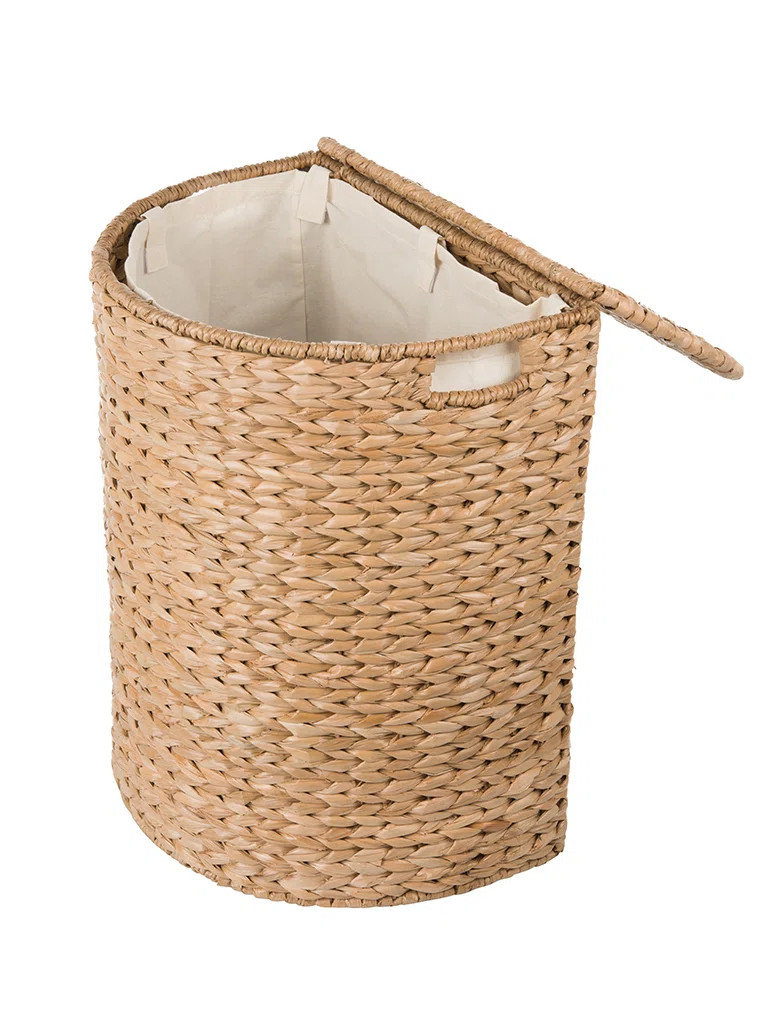 Wicker Laundry Hamper with Handles | Wayfair North America