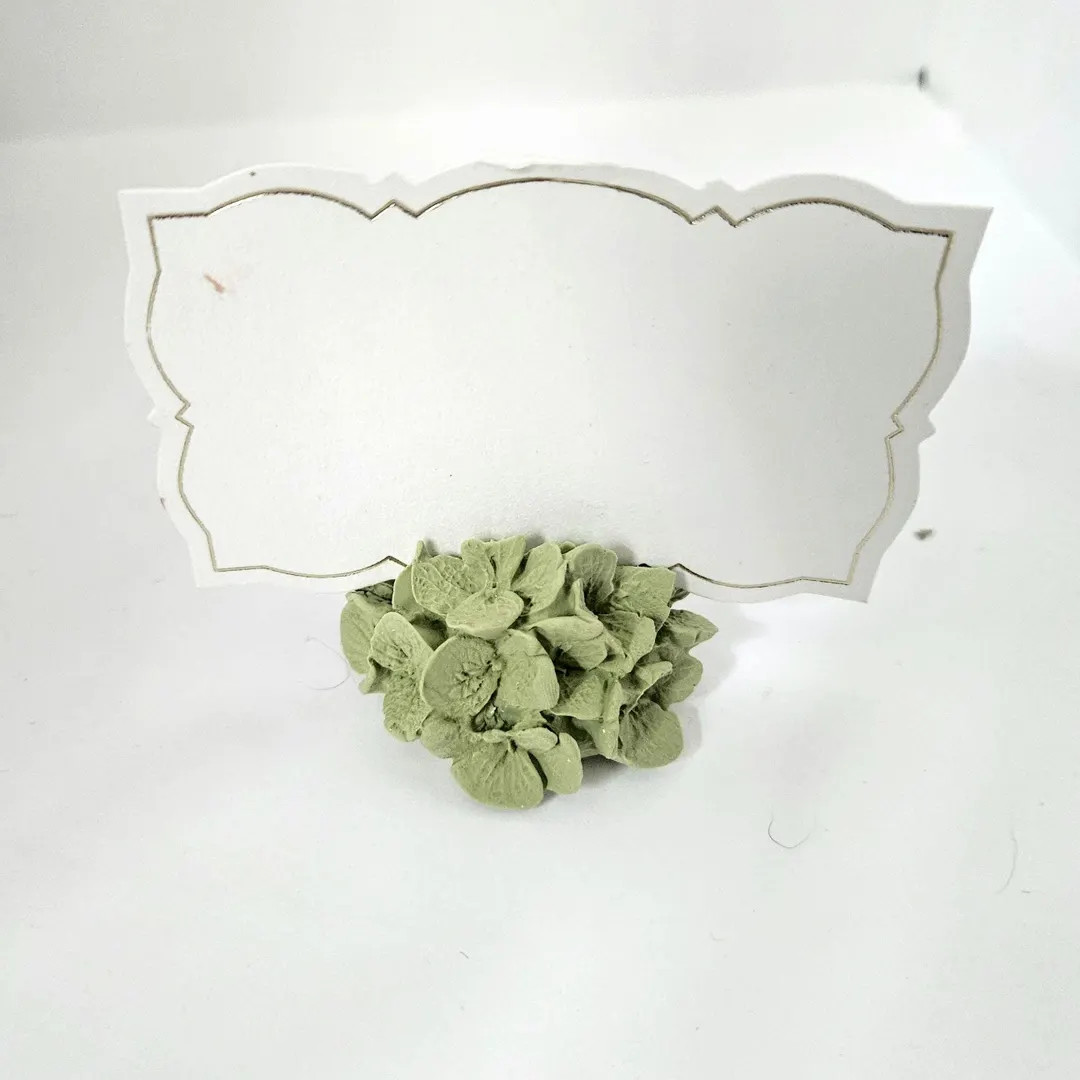 Slit Hydrangea Place card Holder | Etsy (US)