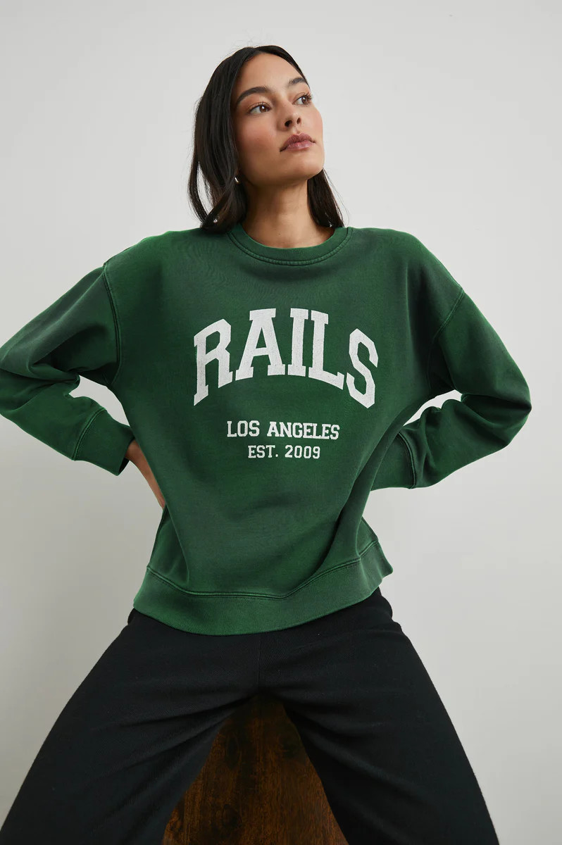 ANNIVERSARY SWEATSHIRT - FOREST | Rails UK