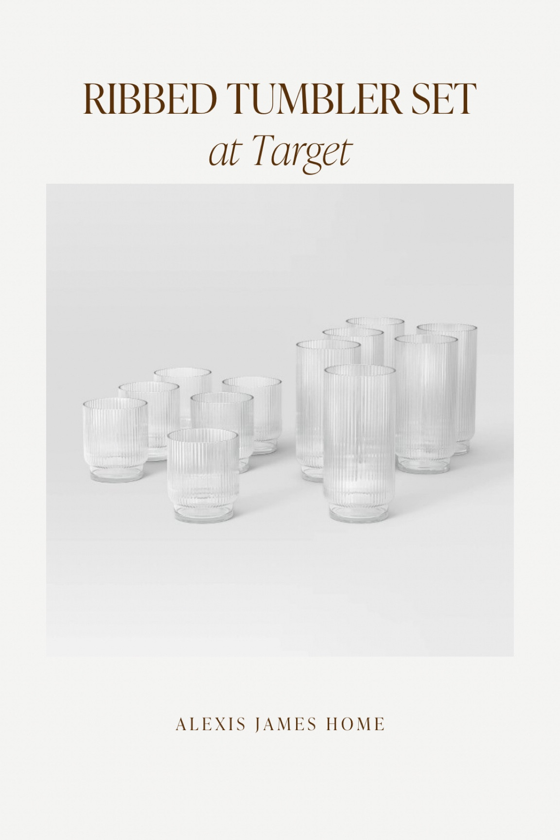 Beautiful ribbed tumbler set at Target!!! 

#LTKHome #LTKOver40 #LTKHoliday