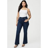 Bombshell Flare Jean in Darkblue-Denim | Torrid (US & Canada)