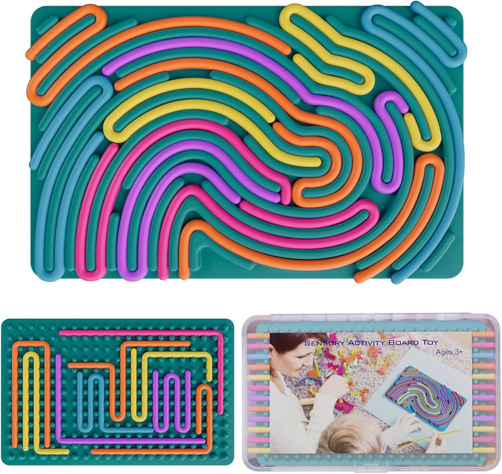 Sensory Fidget Toys for Kids Toddler Boys ,Sensory Activity Board for Stress Anxiety Autistic ADH... | Amazon (US)