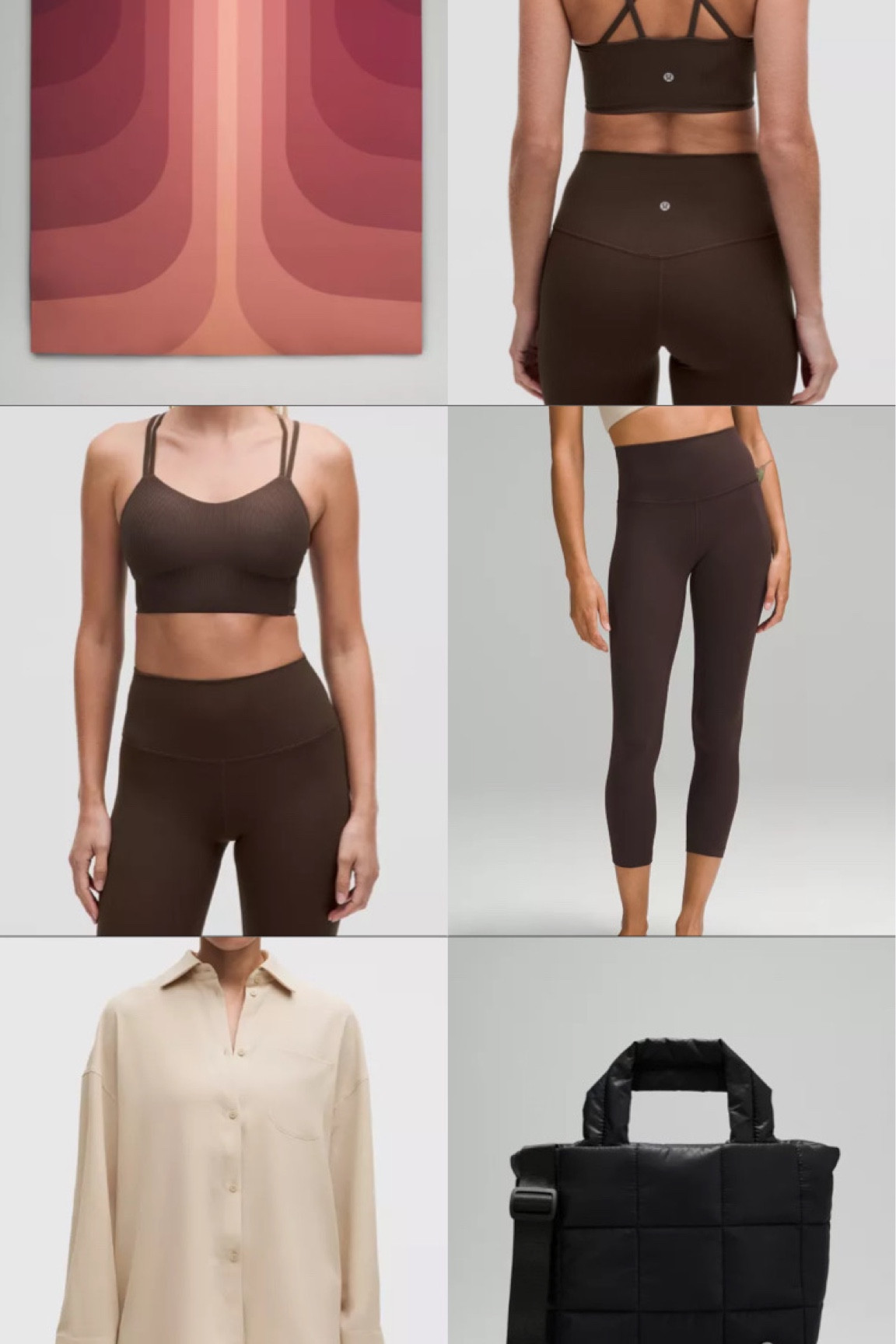 My January lululemon selects … New Year, New Work Out Fit.

I am a AU 10 and 165cm.

I’m wearing a US 6 in leggings (I went down a size as quite stretchy) -  bra top is a US 8 and shirt is a XS (it’s very oversized).  Back to Front Tank I’m wearing is a Small.

#LTKaustralia #LTKover50style #LTKfitness