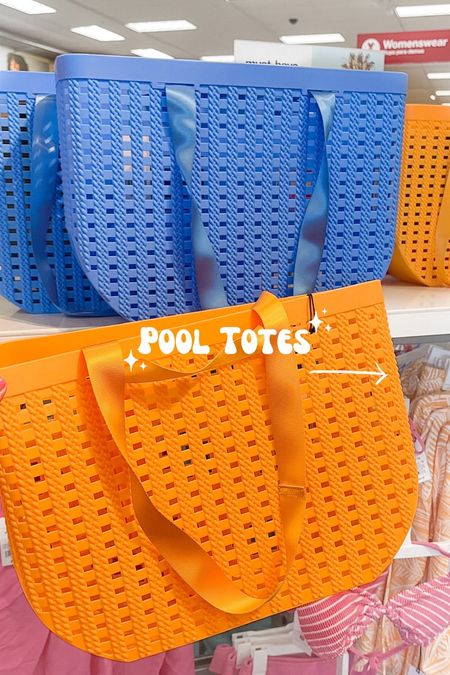 The perfect totes for the pool or beach!! Large and 3 colors available! 

#LTKU #LTKstyletip