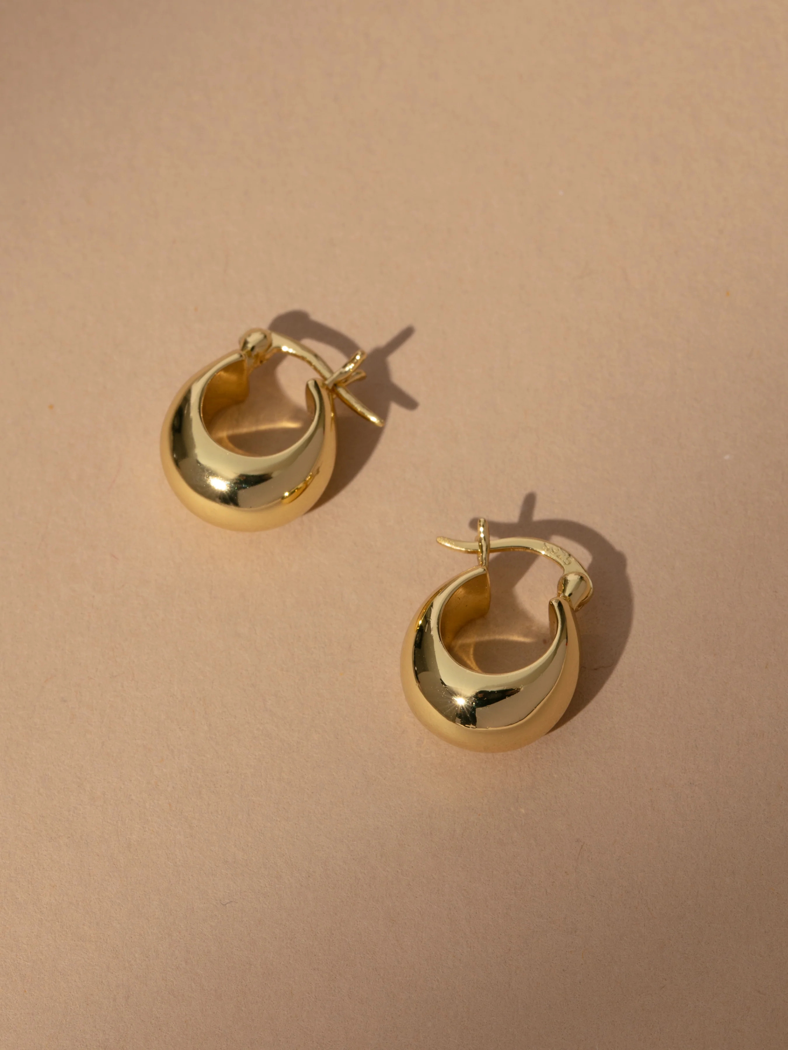 18k Gold Bold Statement Vermeil Hoop Earrings | Uncommon James | Uncommon James