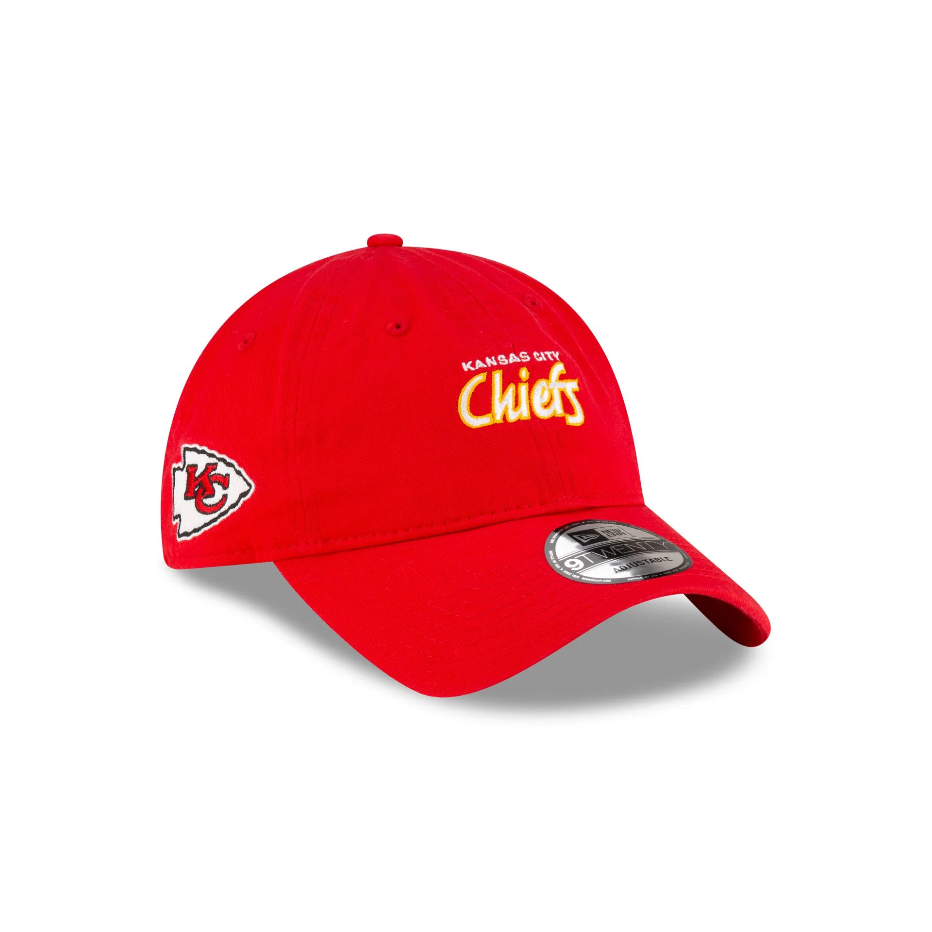 Kansas City Chiefs Washed Script 9TWENTY Adjustable Hat | New Era