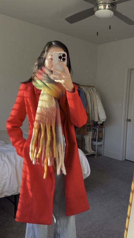 Sweater (small), red coat (XS), jeans (24), Valentine’s Day outfit, Valentine’s Day fashion, Valentine’s Day, red outfit, red jacket, red coat, plaid scarf, wide leg jeans, Amazon sweater, Amazon fashion 

#LTKstyletip #LTKworkwear #LTKSeasonal