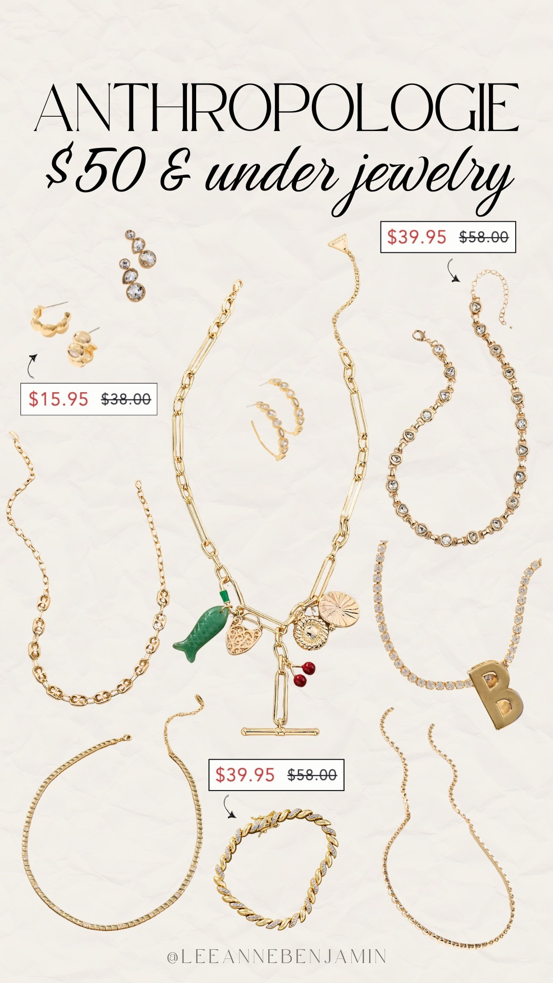 $50 and under jewelry sale at Anthropologie! So many good pieces for awesome prices! 

#LTKSaleAlert #LTKOver40 #LTKootd