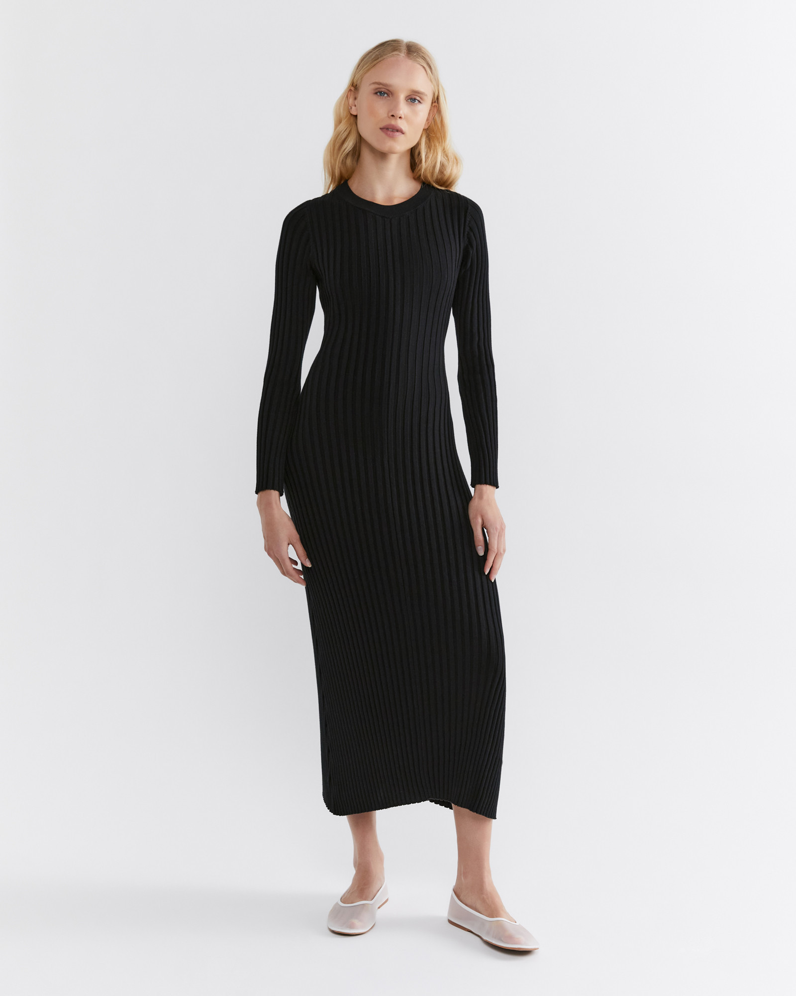 Harley Long Sleeve Knit Dress | JAG (Australia & New Zealand)