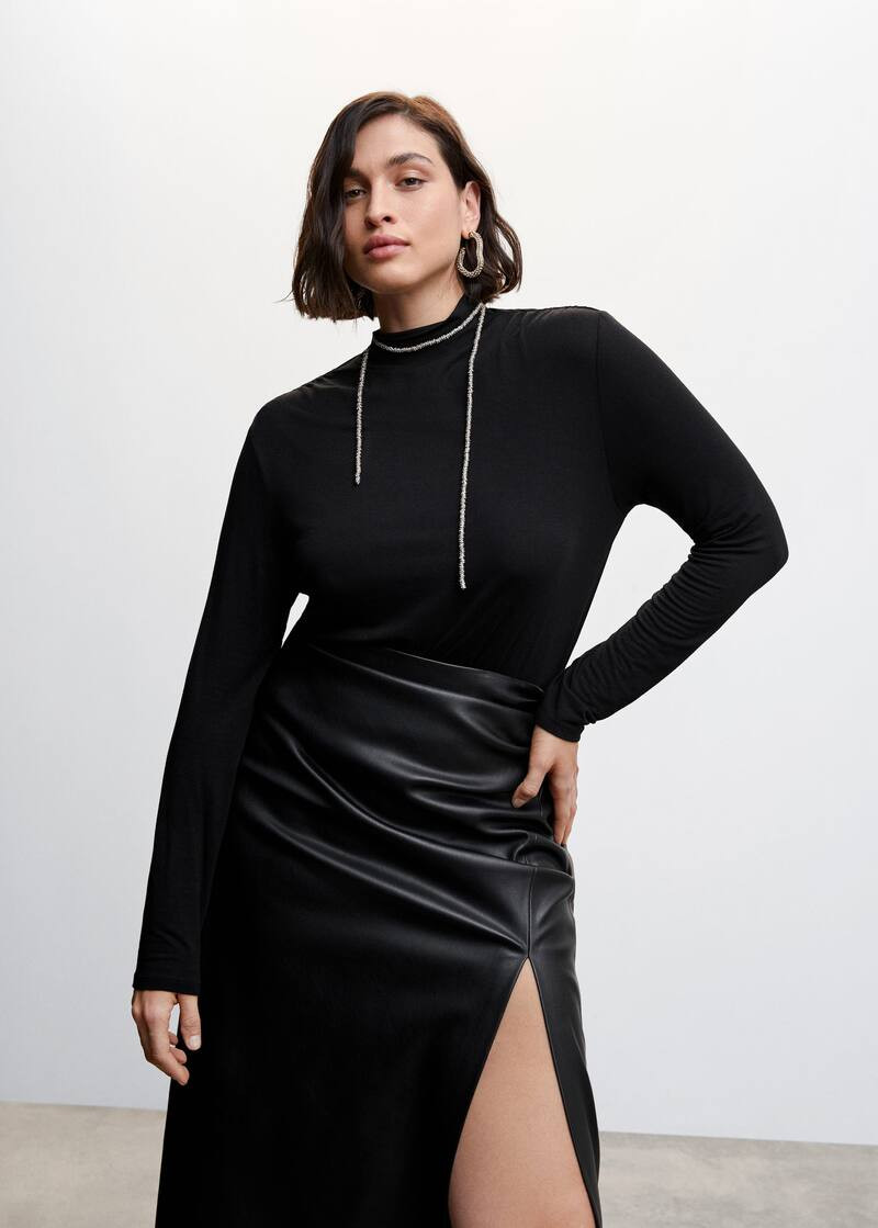 Search: Black slit skirt (75) | Mango USA | MANGO (US)