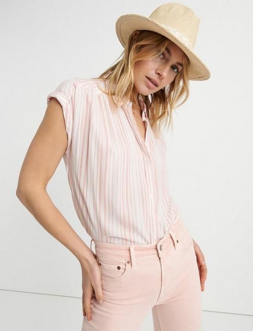 Short Sleeve Stripe Shirt | Lucky Brand | Lucky Brand