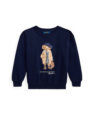 Polo Ralph Lauren Girls 2T-6X Crewneck Boxy Sweatshirt - Macy's | Macy's