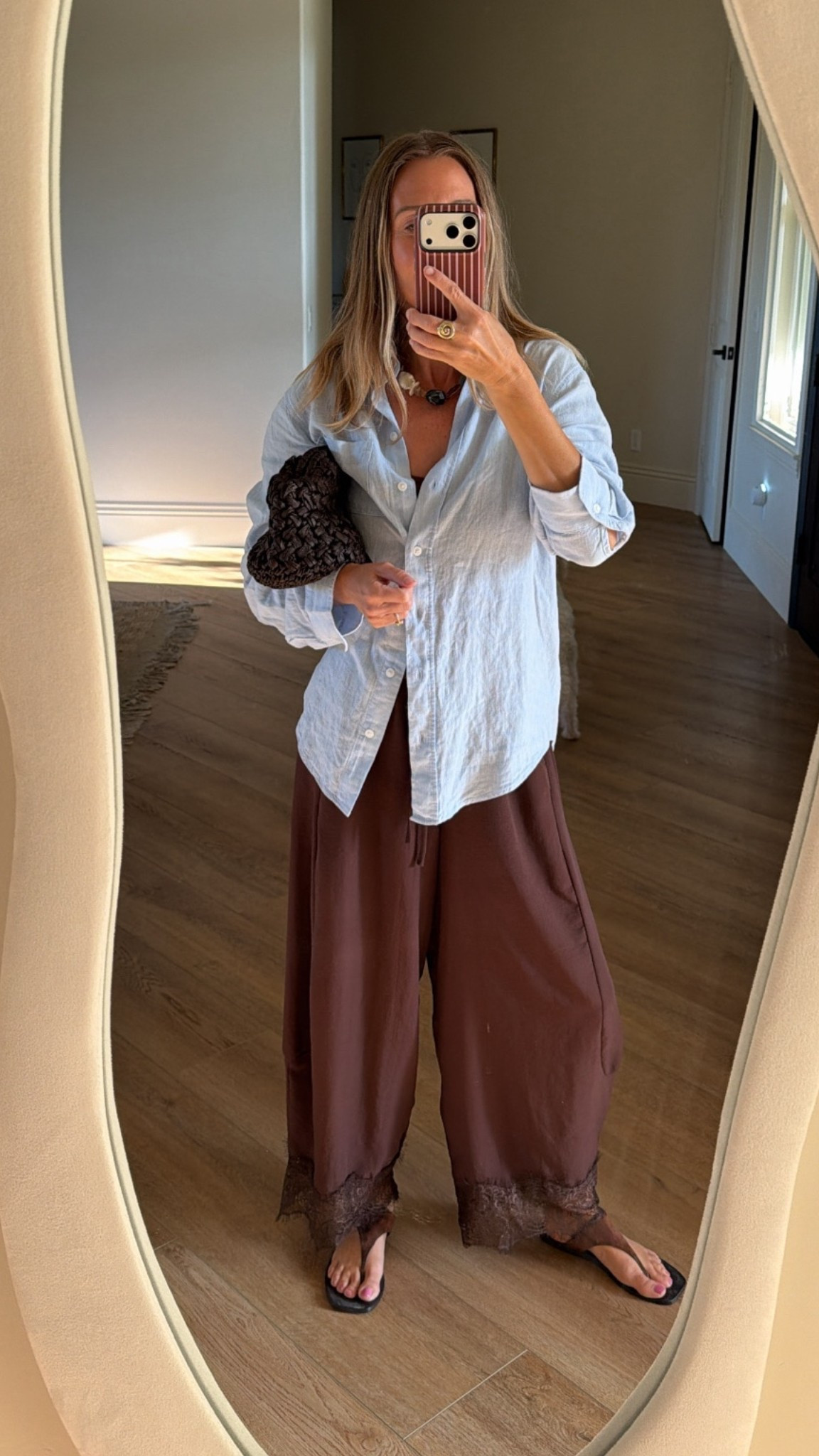 Todays outfit
Amazon lace hem pants size xs
H&M button down size xs
Amazon accessories

#LTKSaleAlert #LTKootd #LTKgrwm