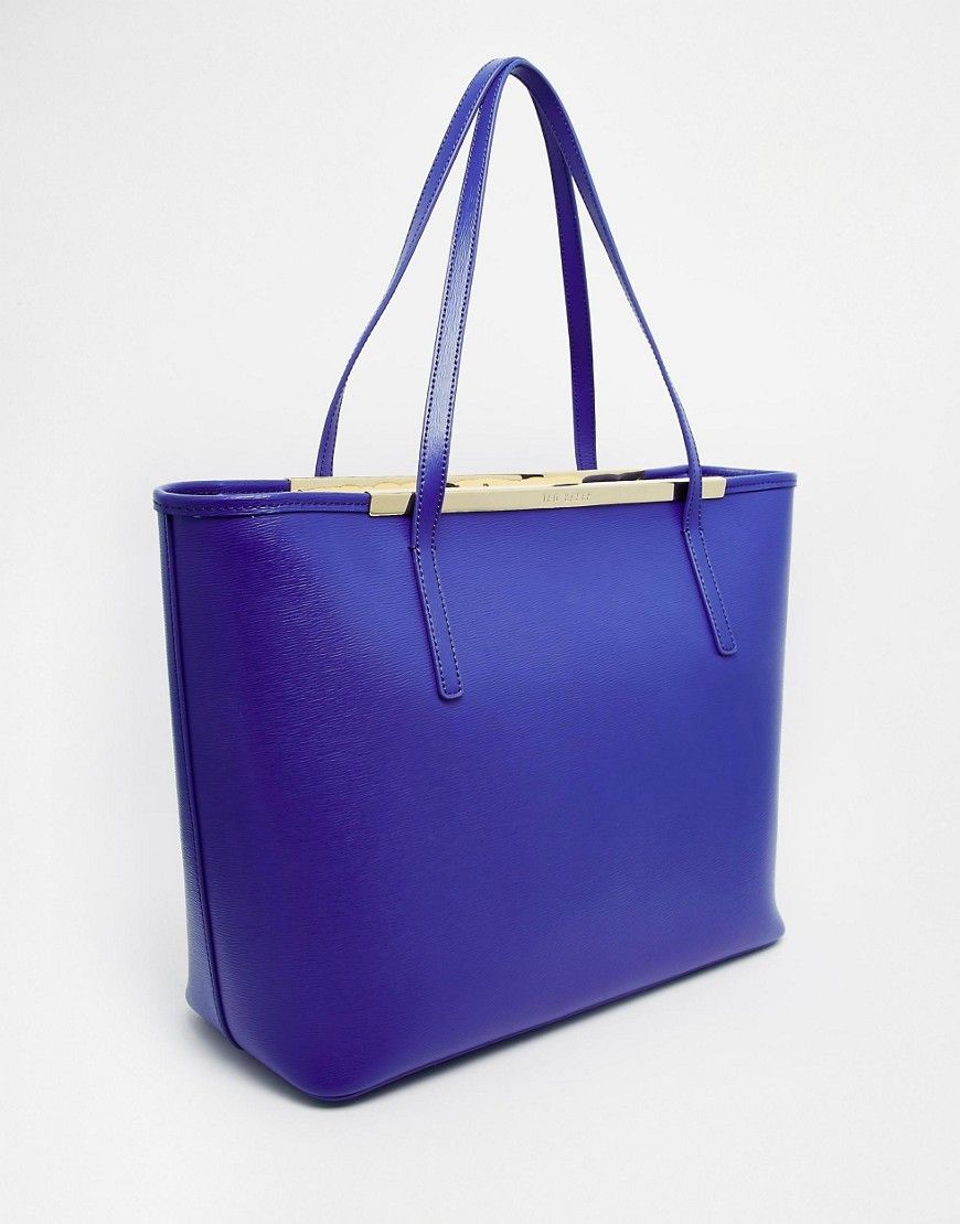 Ted Baker Small Crosshatch Shopper With Matching Detachable Pouch | ASOS UK