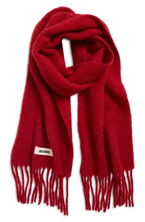 L'écharpe Carro Mohair, Alpaca & Wool Blend Fringe Scarf | Nordstrom