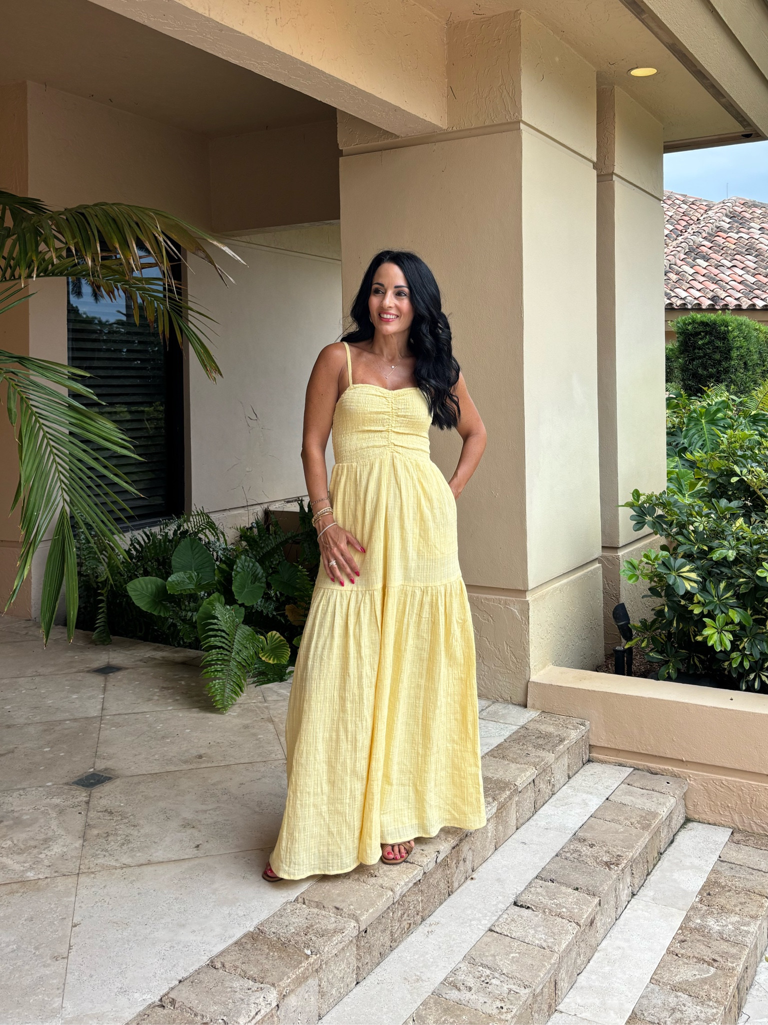 Yellow maxi dress with adjustable straps and pockets 


#LTKWedding #LTKTravel #LTKootd