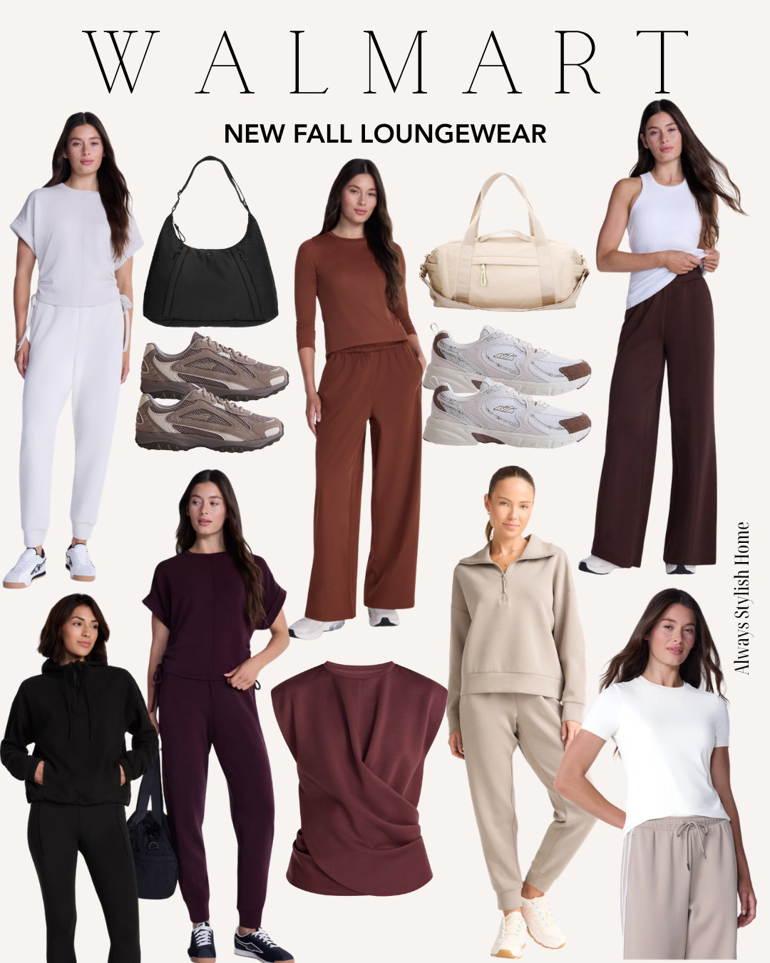 new walmart lounge wear, loungewear style, cozy lounge wear, walmart avia, walmart fashion, travel outfit, sneakers, gym outfit, gym bag, travel style, spanx look for less. 

 #LTKfitnessgoals #LTKSeasonal #LTKTravel