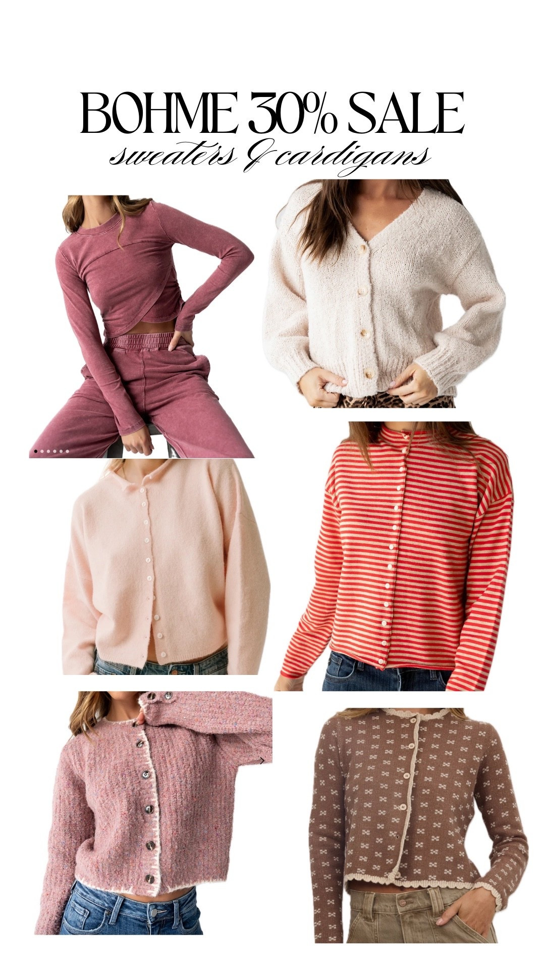 Bohme 30% off sweater sale 🎀

#LTKBeauty #LTKootd #LTKgrwm