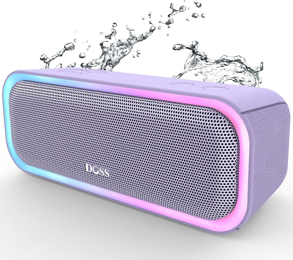 DOSS SoundBox Pro Bluetooth Speaker with 20W Stereo Sound, Active Extra Bass, IPX6 Waterproof, Bl... | Amazon (US)