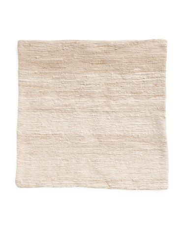 20x20 Wool Blend Textured Handspun Pillowcase | Marshalls