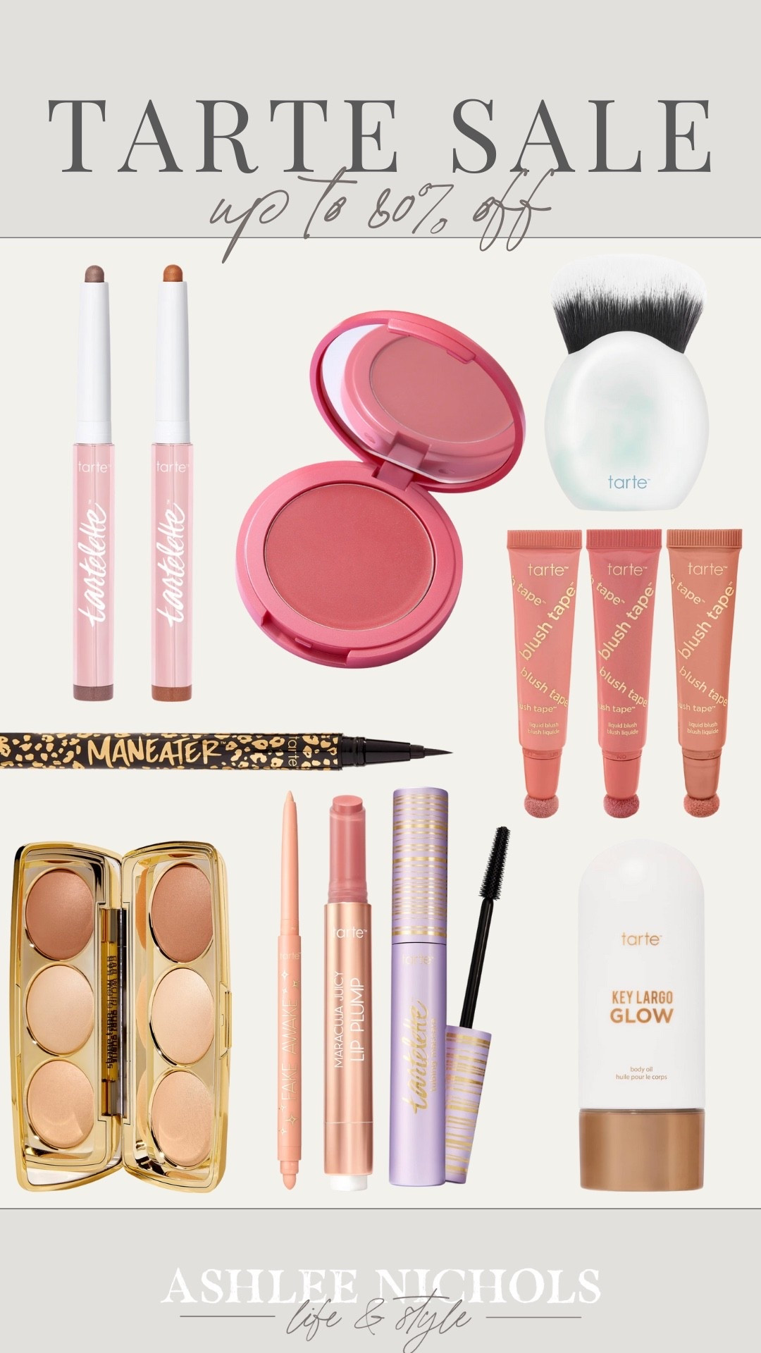 Up to 80% off Tarte sale!


#LTKSaleAlert #LTKFindsUnder50 #LTKBeauty