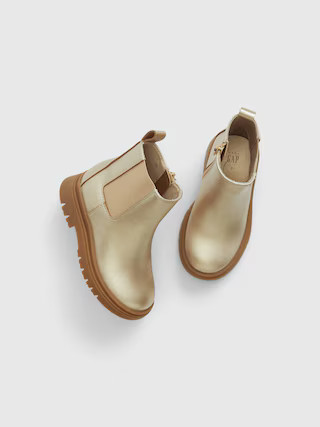 Toddler Metallic Ankle Boots | Gap (US)