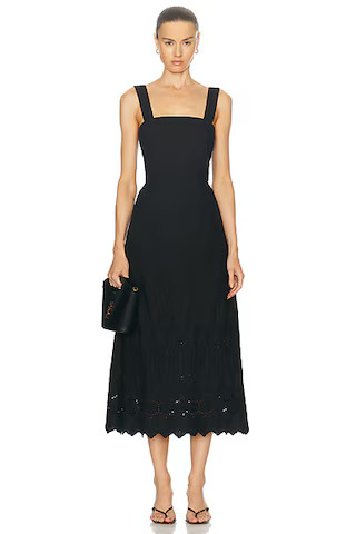 Amelia Square Neck Dress | FWRD 