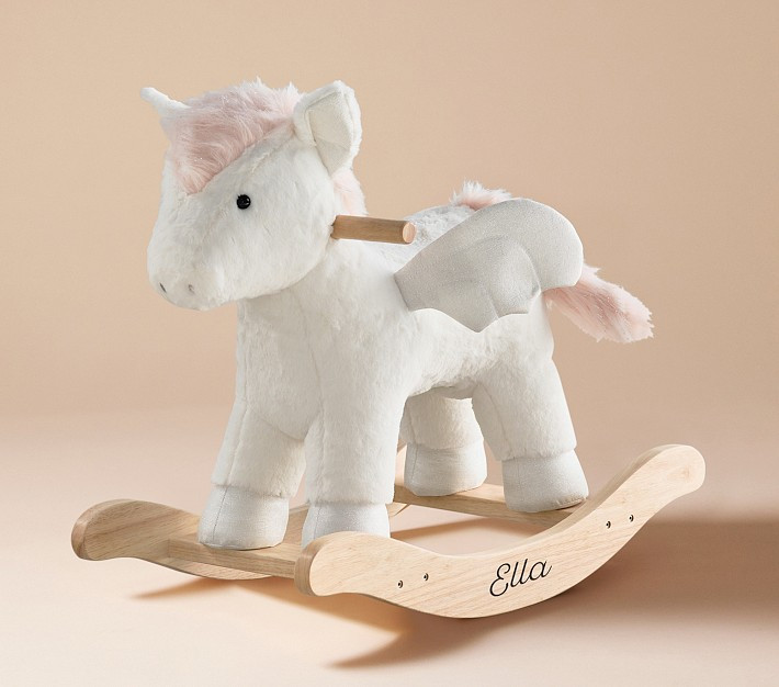Pegasus Plush Nursery Rocker | Pottery Barn Kids