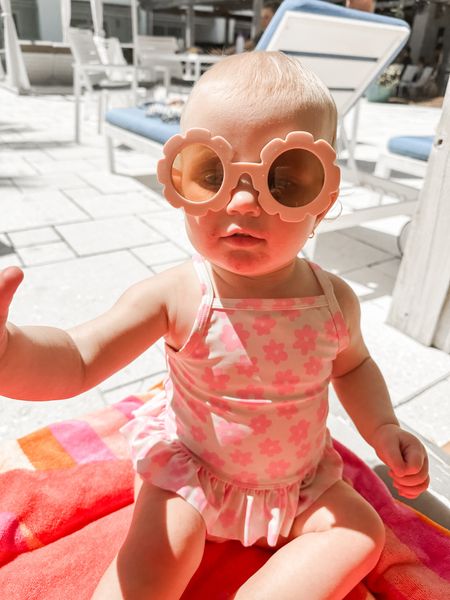 Baby / baby girl / swim / spring break / summer / vacation / travel / vacation outfit / pool / beach / swimsuit 