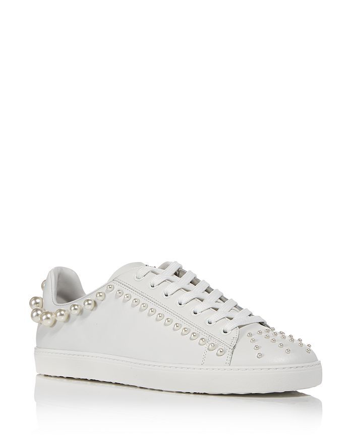 Women's Goldie Embellished Low Top Sneakers | Bloomingdale's (US)